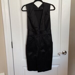 Theyskens' Theory Black Backless Dress